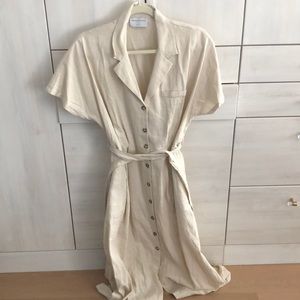 Modern Citizen Linen MIDI shirt dress